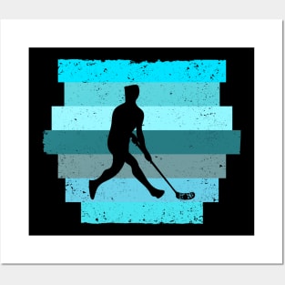 floorball player Posters and Art